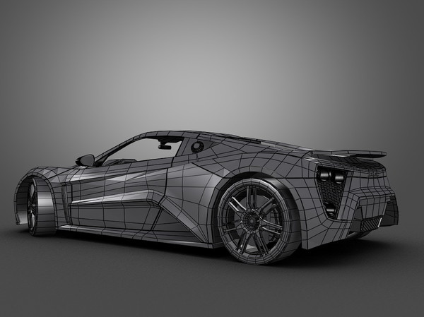 3d model zenvo car - Zenvo ST1 by Swan3DStudios